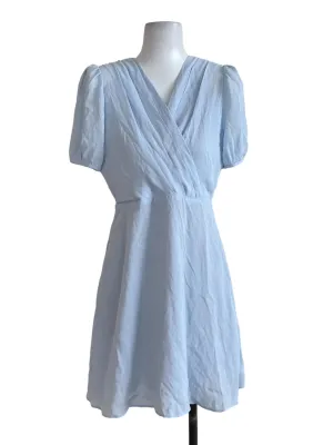 Pastel Blue Short Sleeve Dress