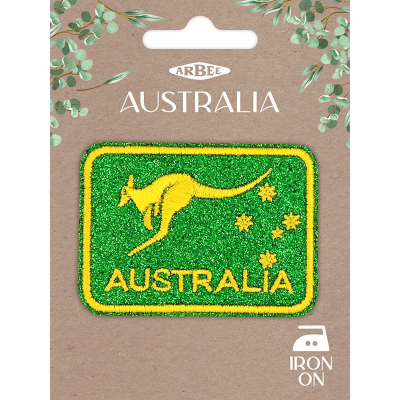 PATCH AUSTRALIA SPORT GLITTER