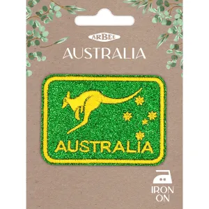 PATCH AUSTRALIA SPORT GLITTER
