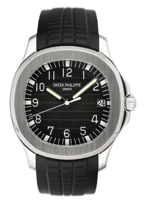 Patek Philippe Aquanaut 5167A-001 Black Dial Mens Watch Box Papers