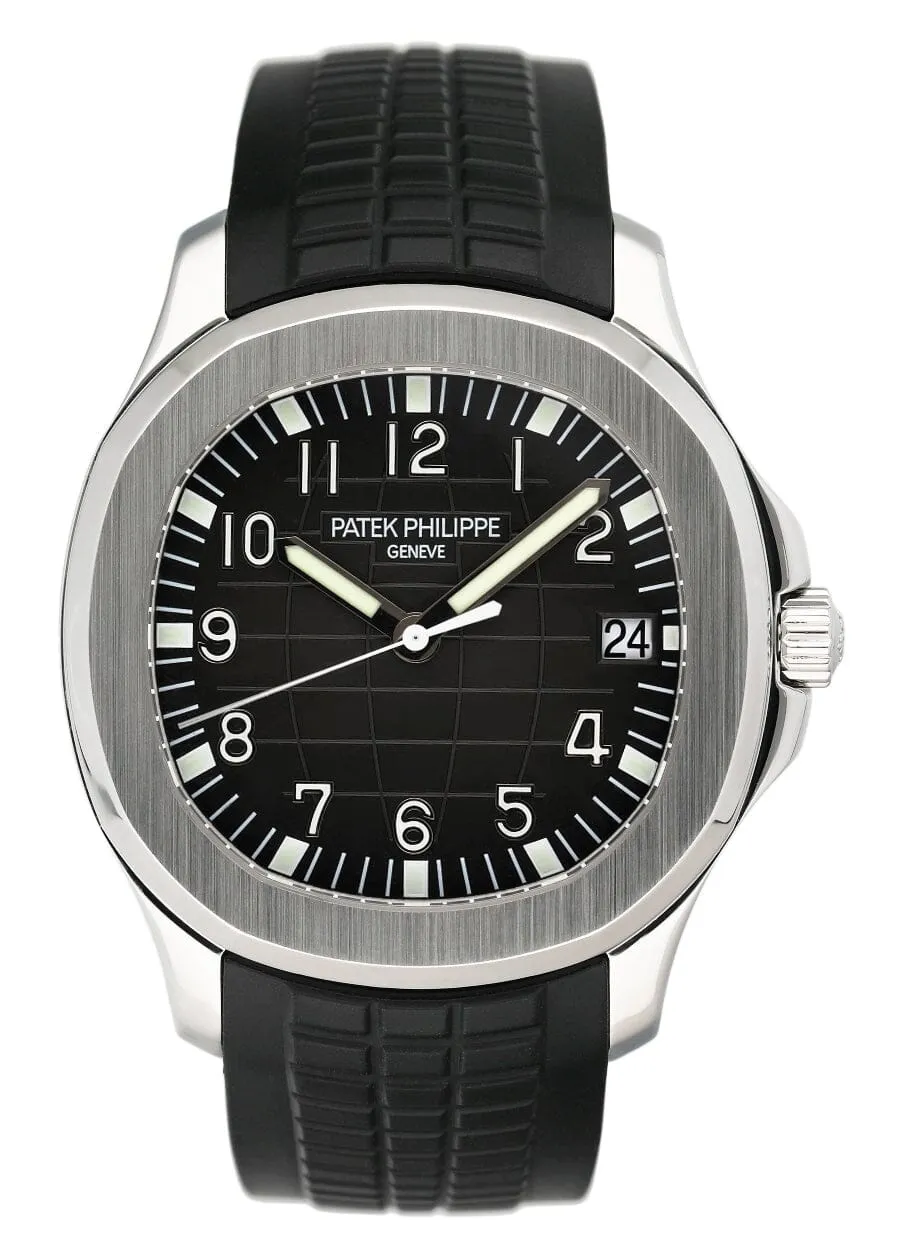 Patek Philippe Aquanaut 5167A-001 Black Dial Mens Watch Box Papers