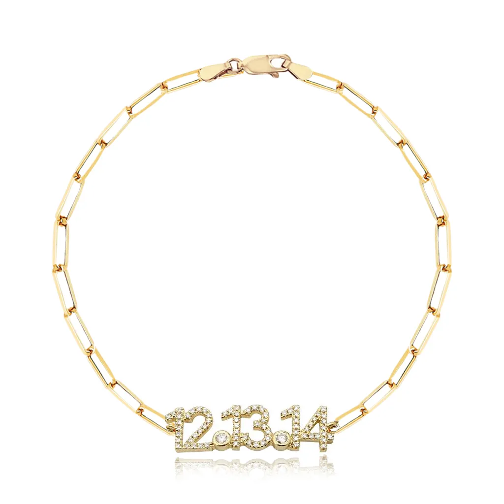 Pave Date Bracelet