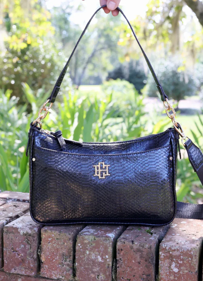 PAXTON CROSSBODY BAG WITH POCKETS-BLACK ES