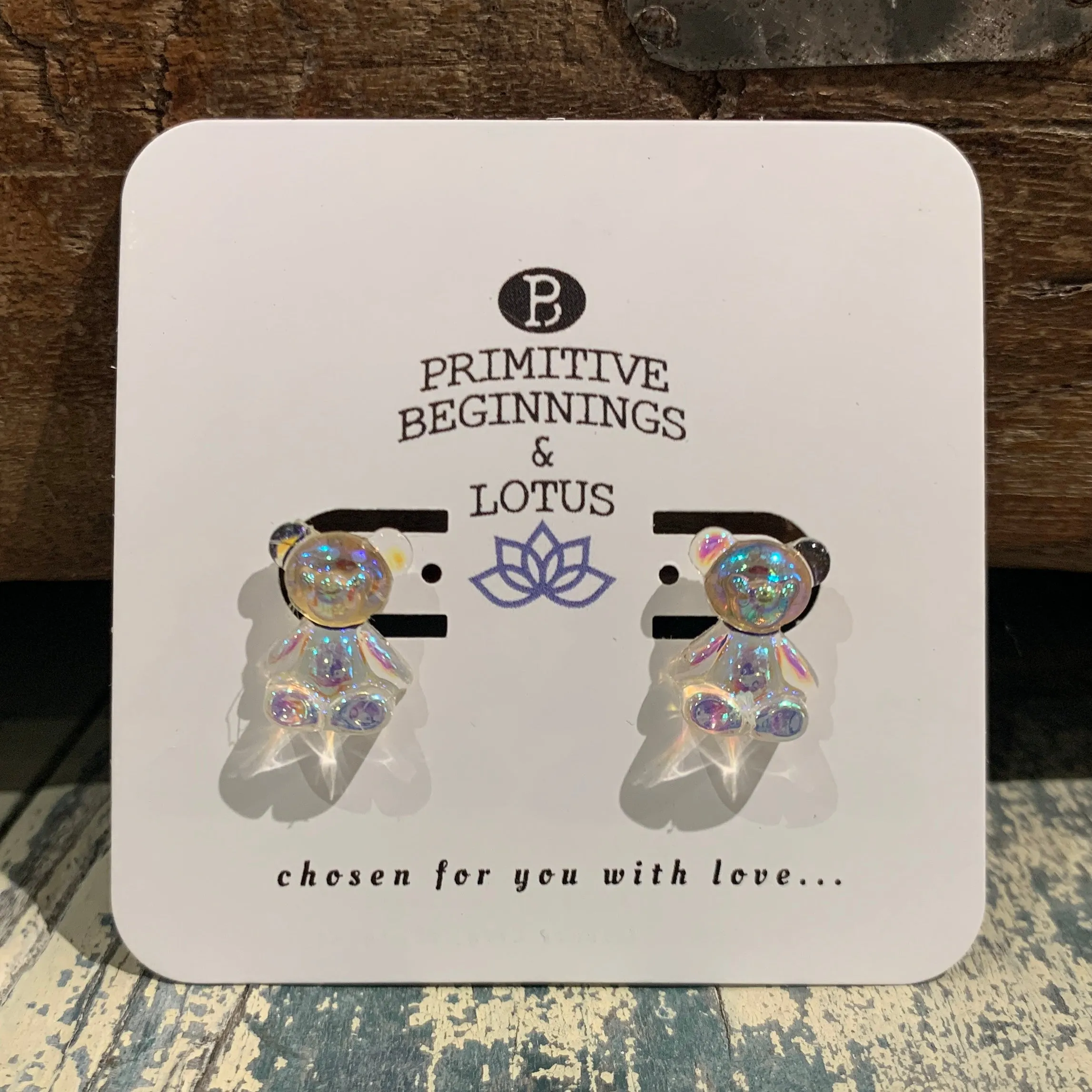 Pearlescent Gummy-Bear Earrings