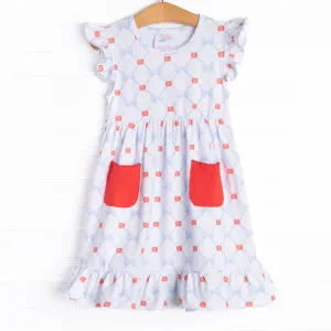 Perfectly Polished Pocket Dress, Red