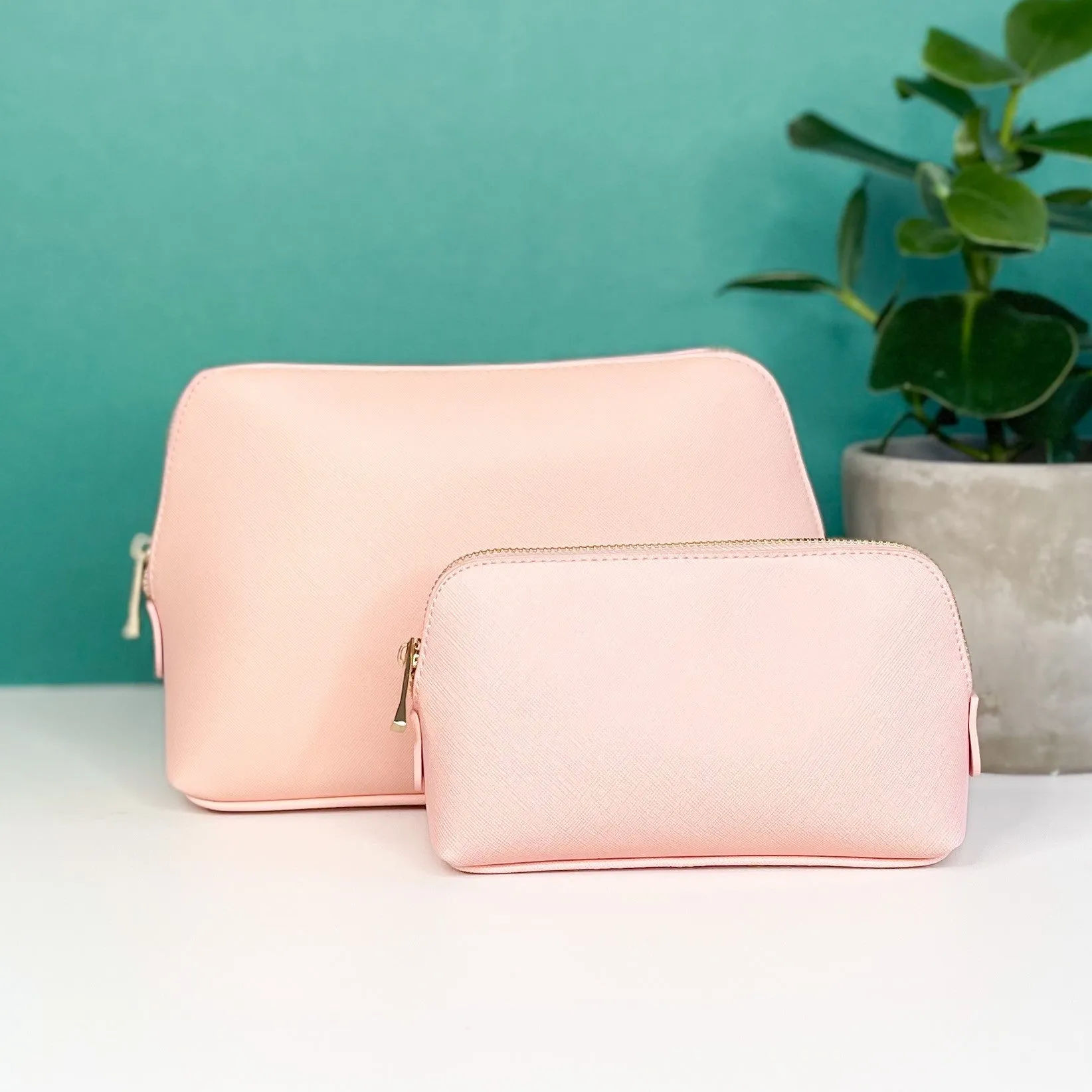 Personalised Heart Monogrammed Make Up Bag