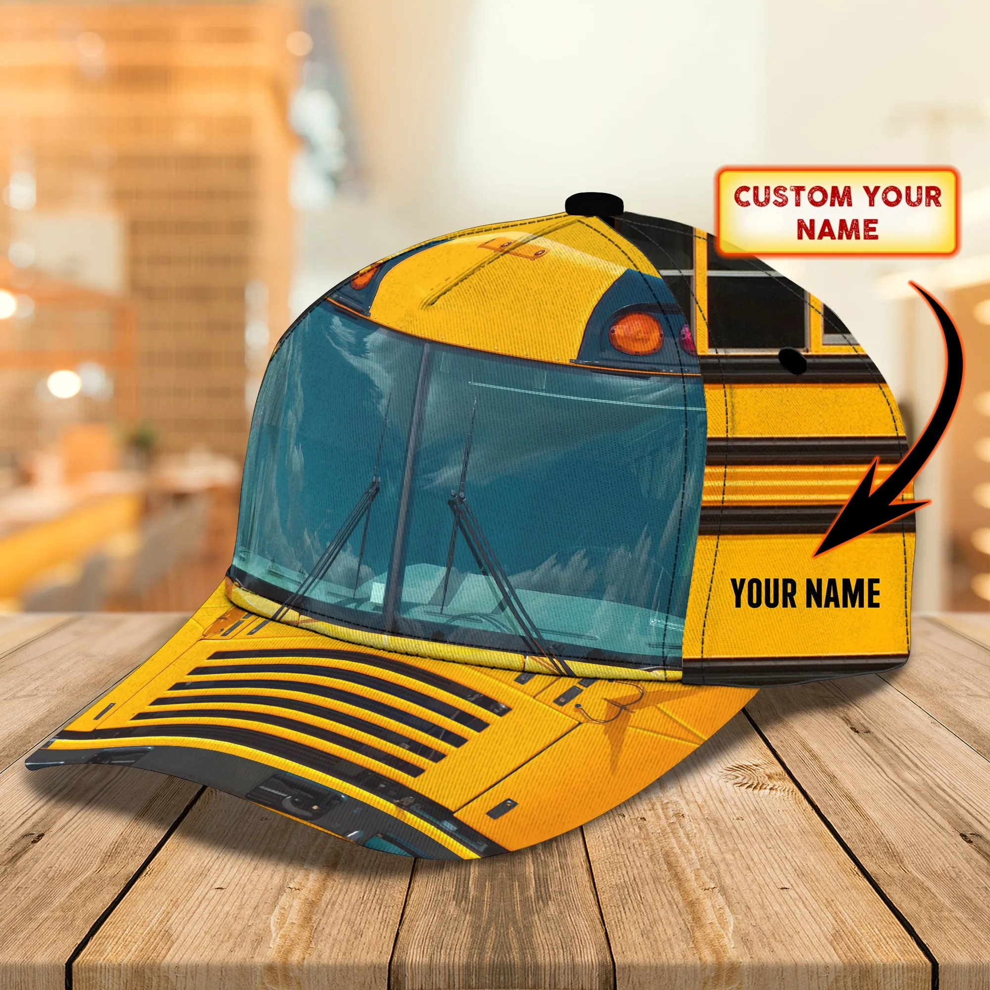 Personalized Classic Cap - School Bus