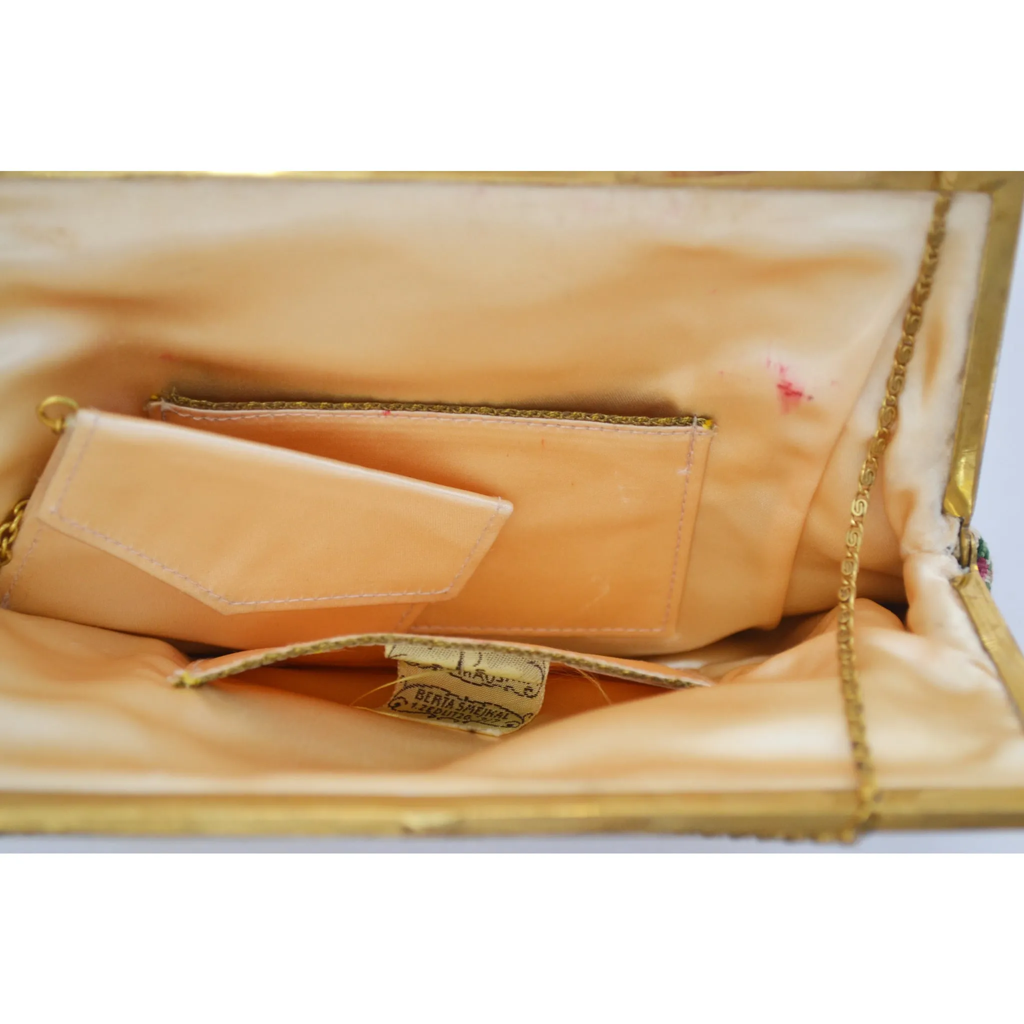 Petit Point Austrian Floral Purse By Studio Wien