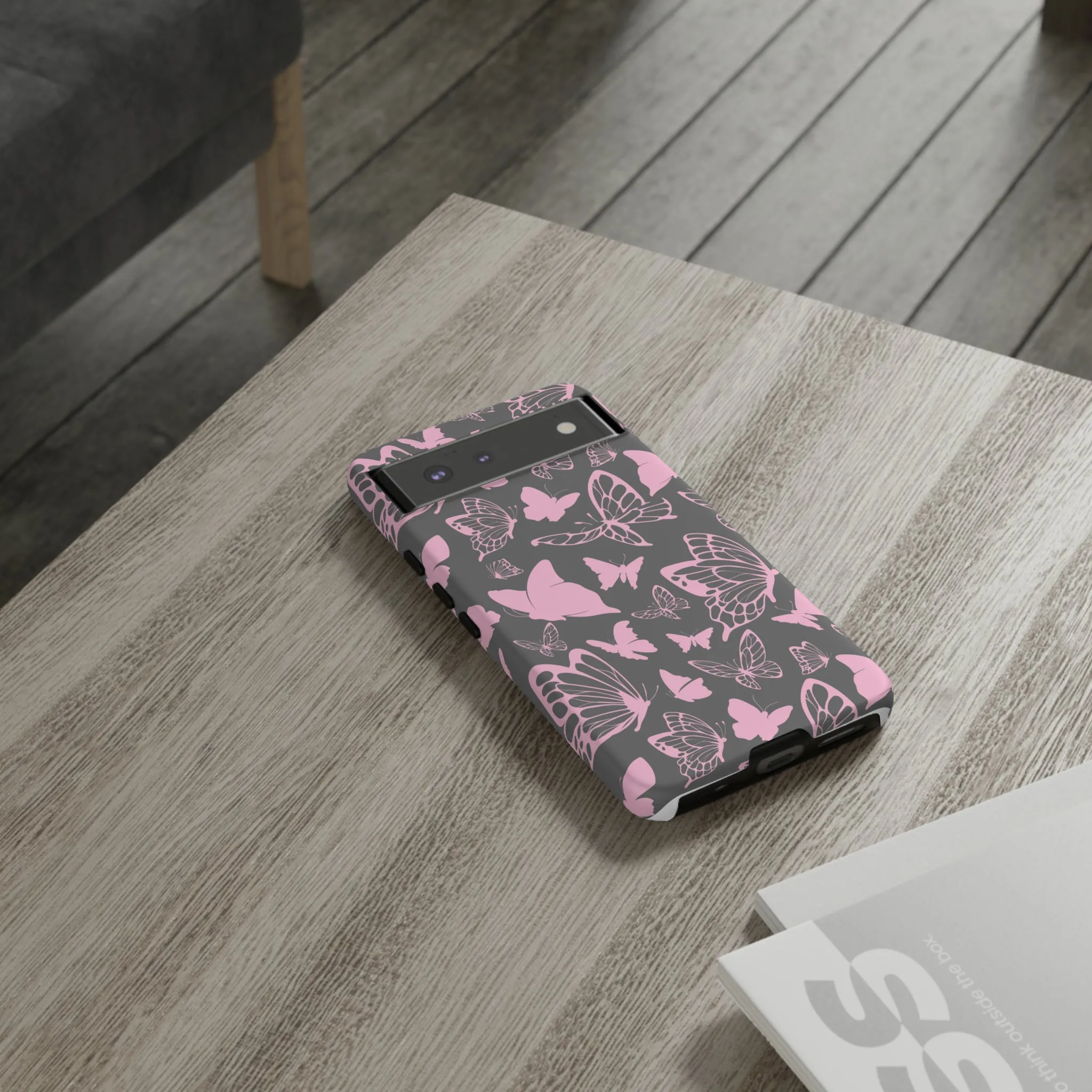 Phone Case with Butterfly Pattern Tough Cases