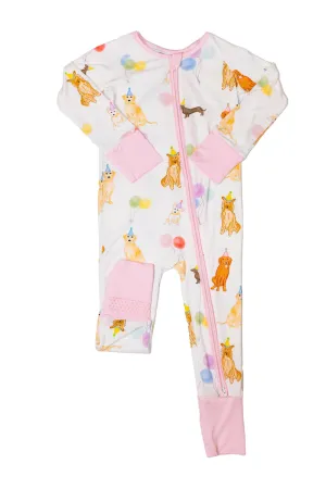 Pink Dog Party Convertible Sleeper
