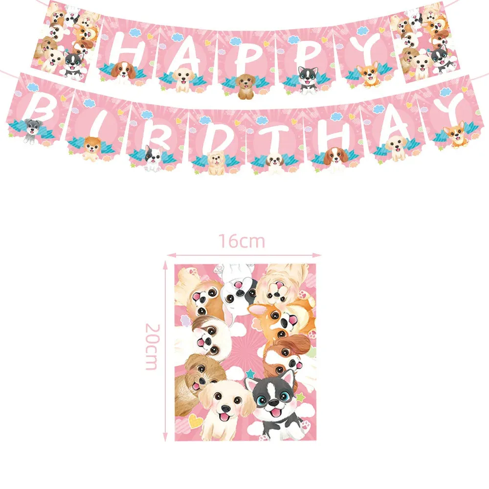 Pink 'Dog Themed' Birthday Party Decor