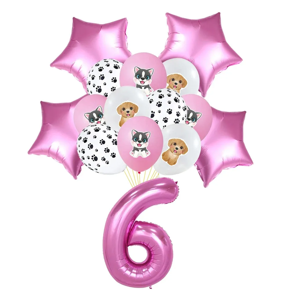 Pink 'Dog Themed' Birthday Party Decor
