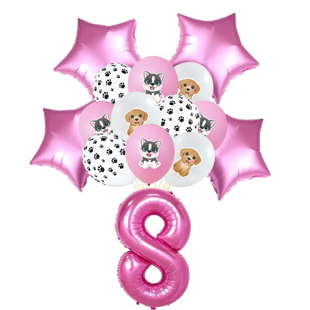 Pink 'Dog Themed' Birthday Party Decor