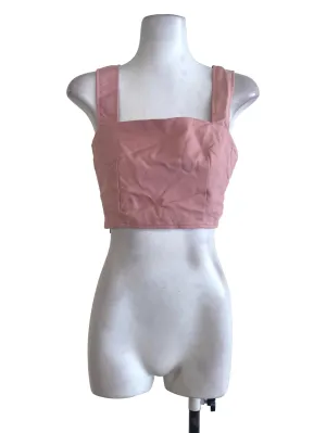 Pink Panel Crop Top YHF
