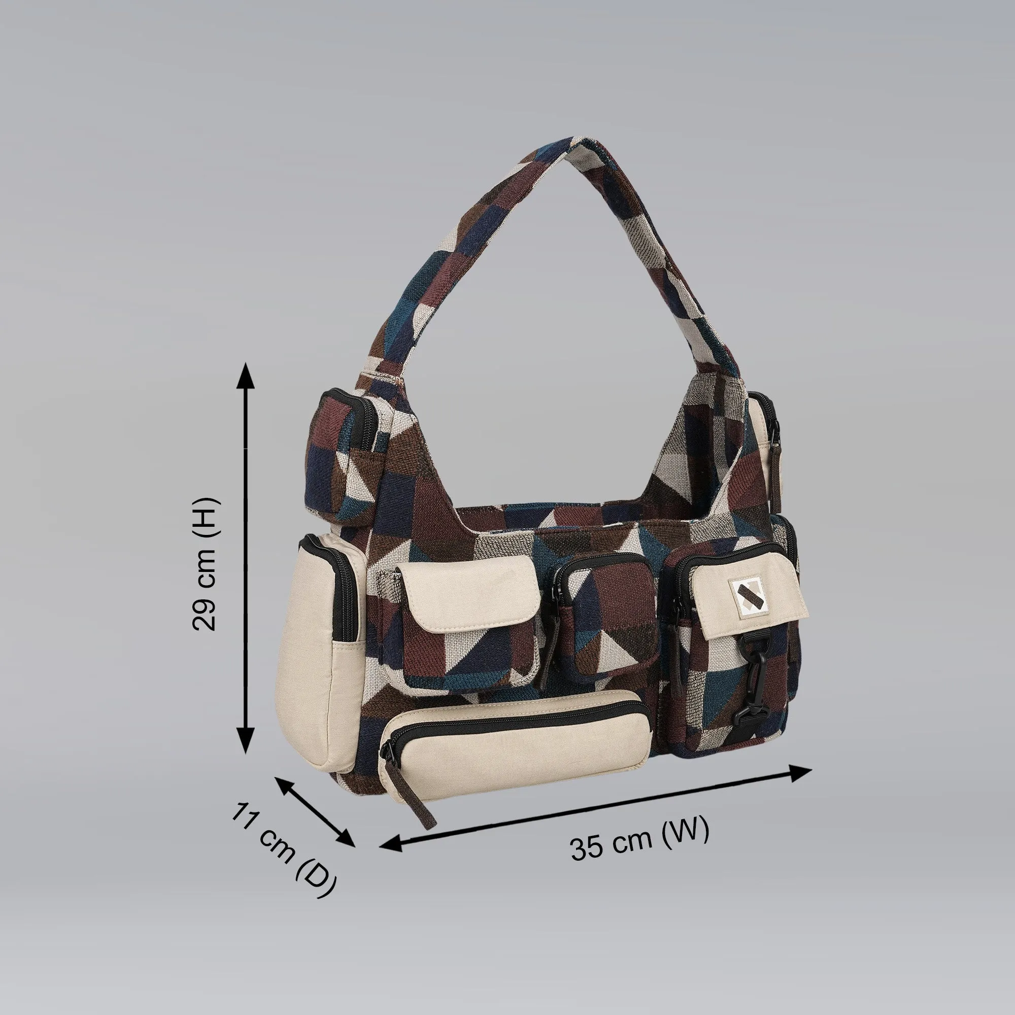 POCKET CLUSTER 243.153 SHOULDER BAG