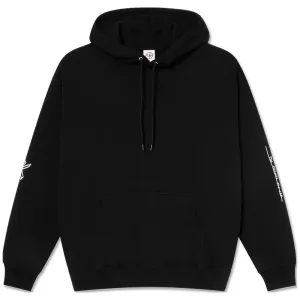 Polar Skate Co Dave Hoodie Sad At Times Hood Black