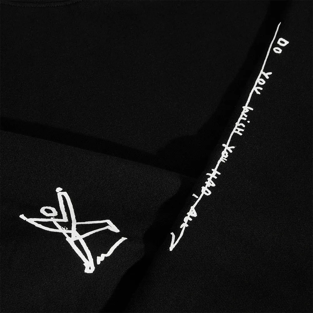 Polar Skate Co Dave Hoodie Sad At Times Hood Black