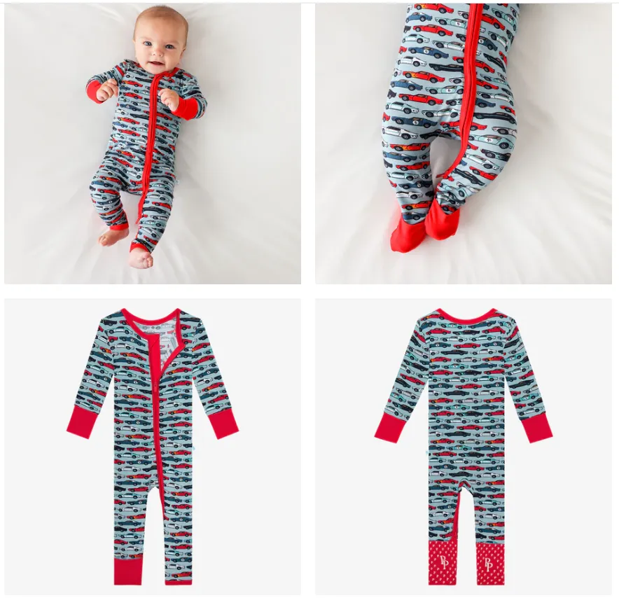 Posh Peanut Miles Newborn Convertible One Piece
