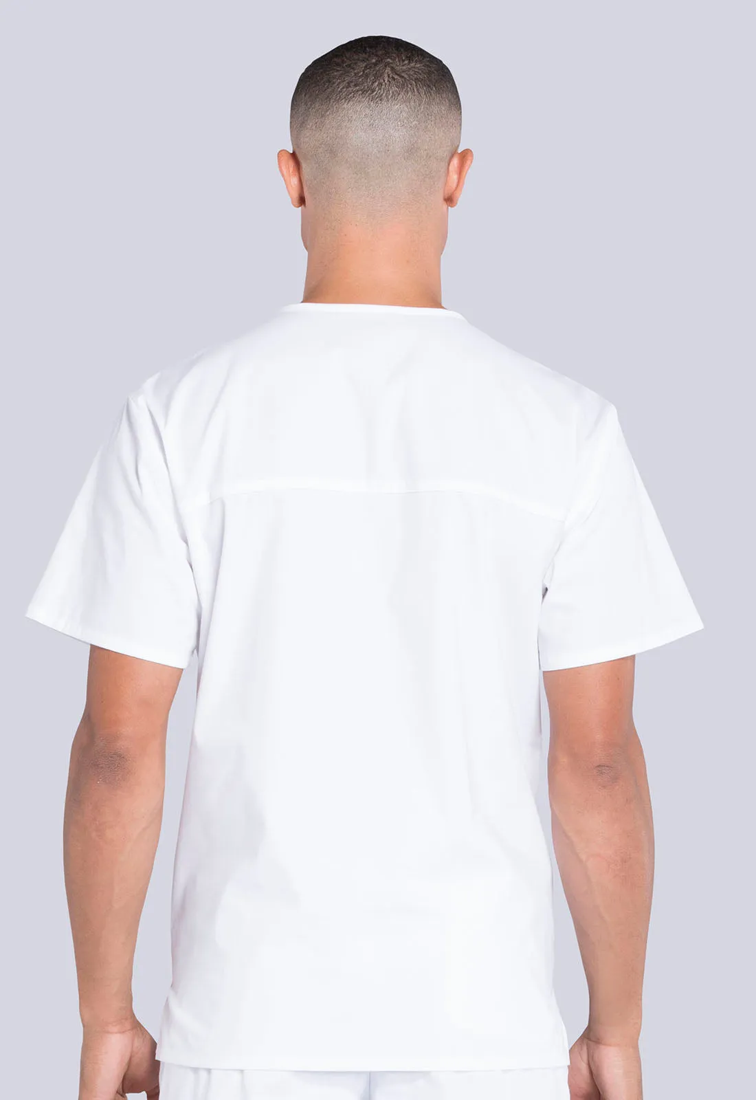 Professionals WW695 Men's V-Neck Top White