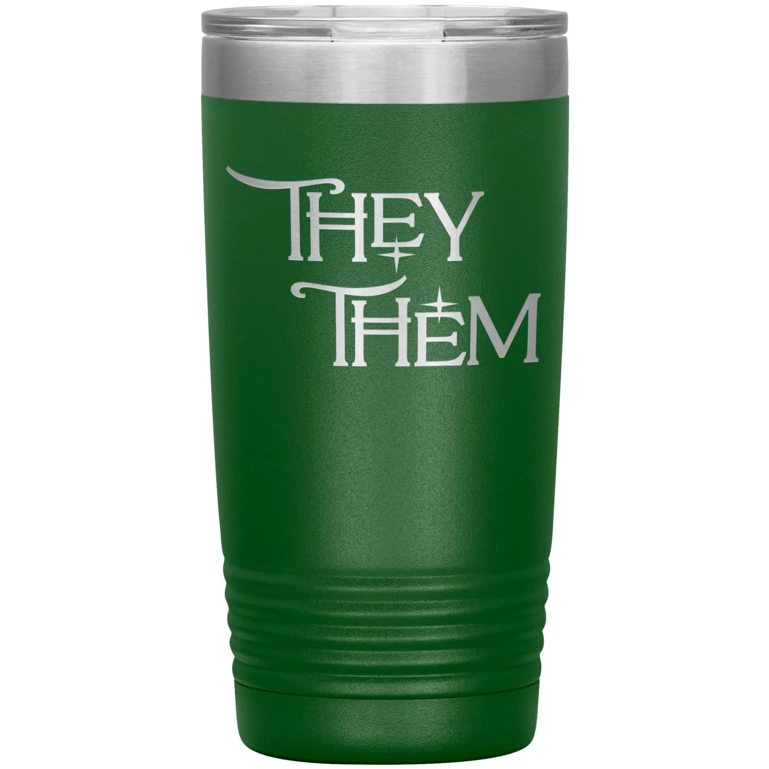 Pronoun Wishing Star They Them 20oz Vacuum Tumbler