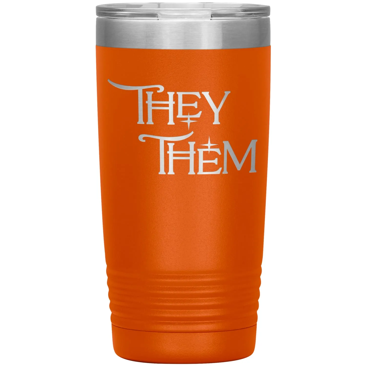 Pronoun Wishing Star They Them 20oz Vacuum Tumbler