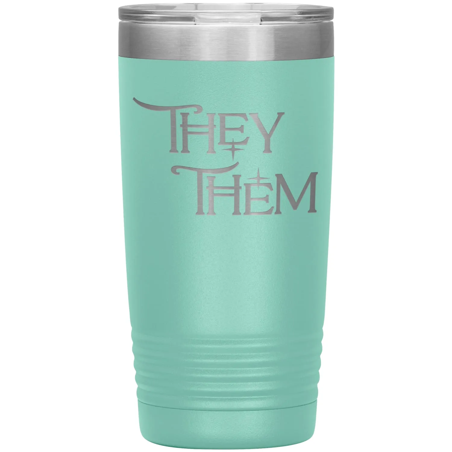 Pronoun Wishing Star They Them 20oz Vacuum Tumbler