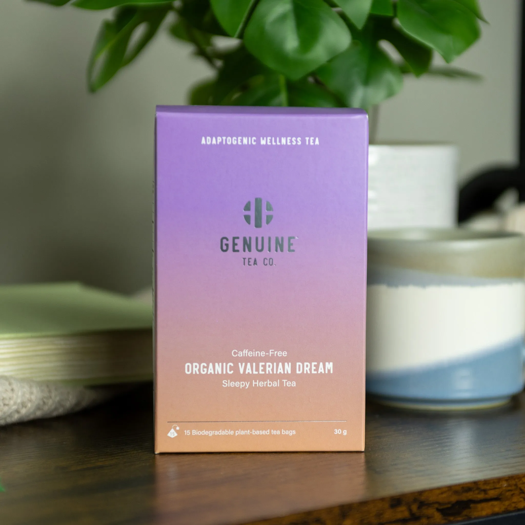 Pyramid Tea Bags - Organic Valerian Dream - Genuine Tea Company - Toronto - Canada