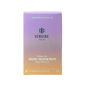 Pyramid Tea Bags - Organic Valerian Dream - Genuine Tea Company - Toronto - Canada
