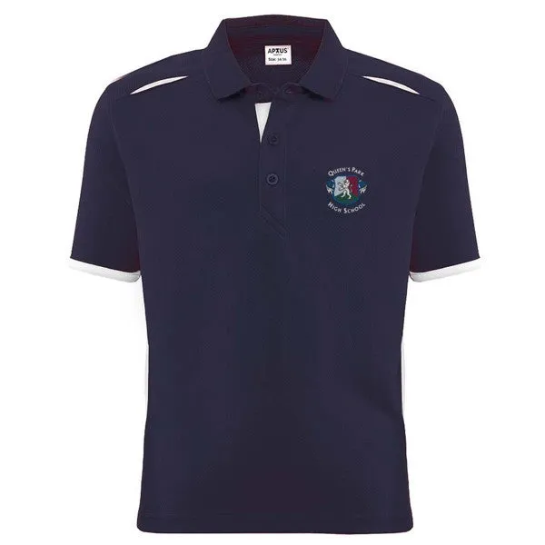 QPH Boys PE Polo Navy / White