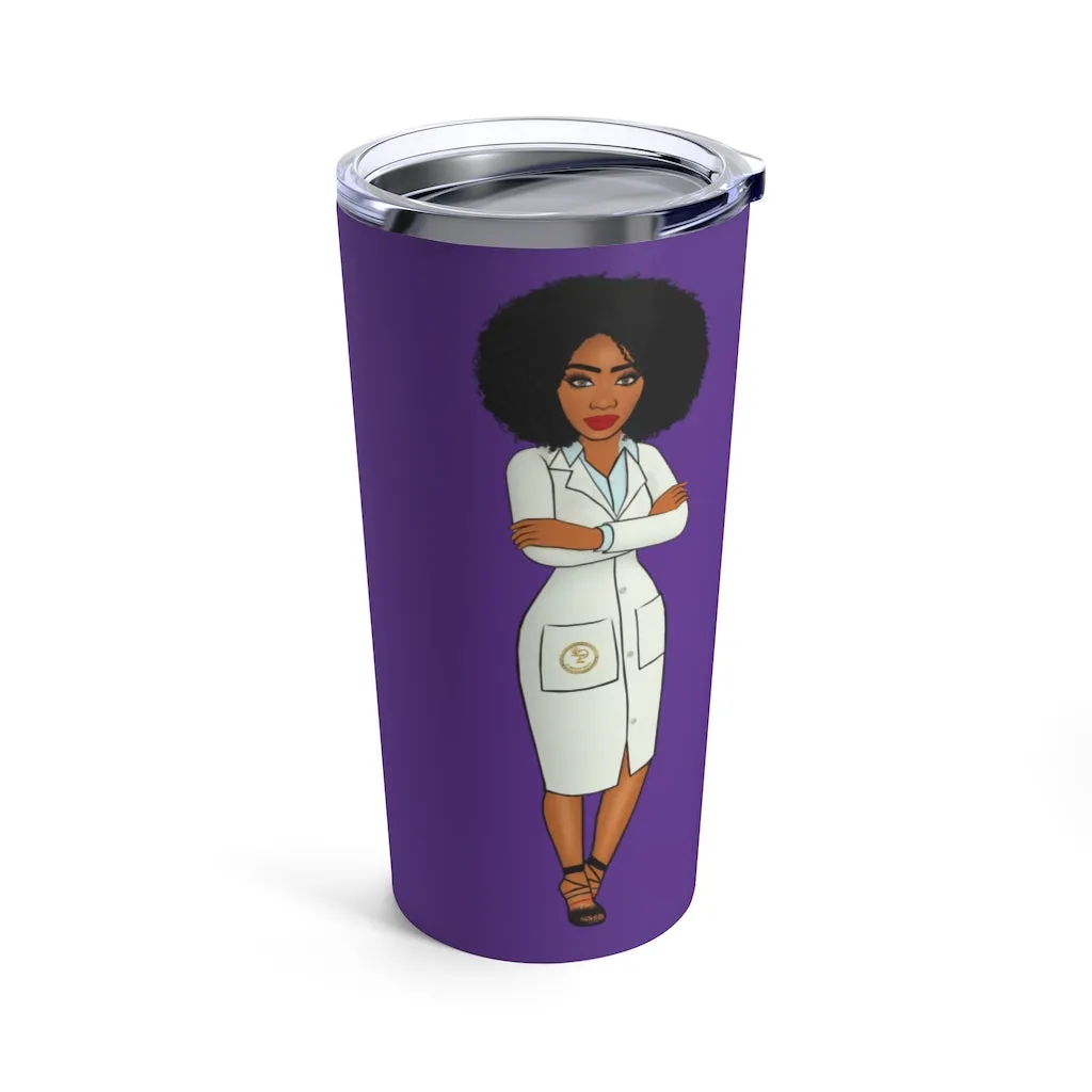 "Pretty Black and Extremely Educated PharmD" Tumbler