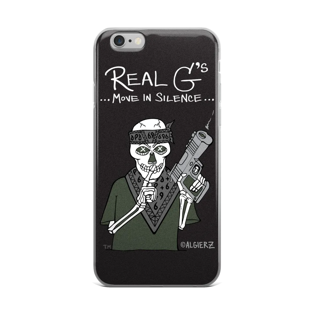 Real G's Move in Silence Case for iPhones and Samsungs