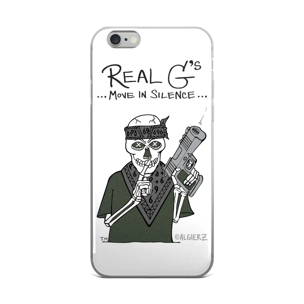 Real G's Move in Silence Case for iPhones and Samsungs