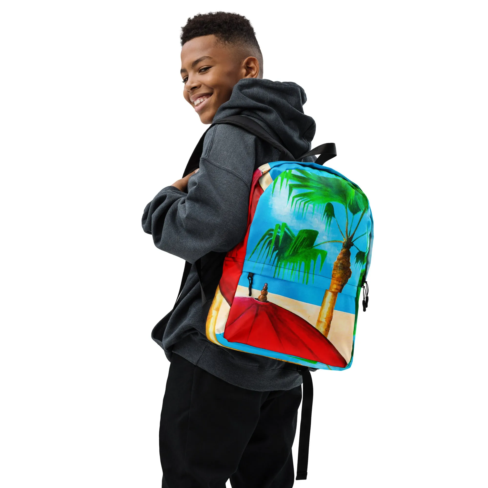 Red Umbrella Backpack