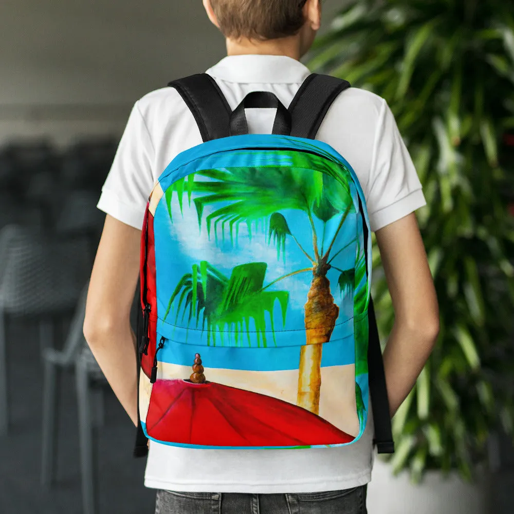 Red Umbrella Backpack