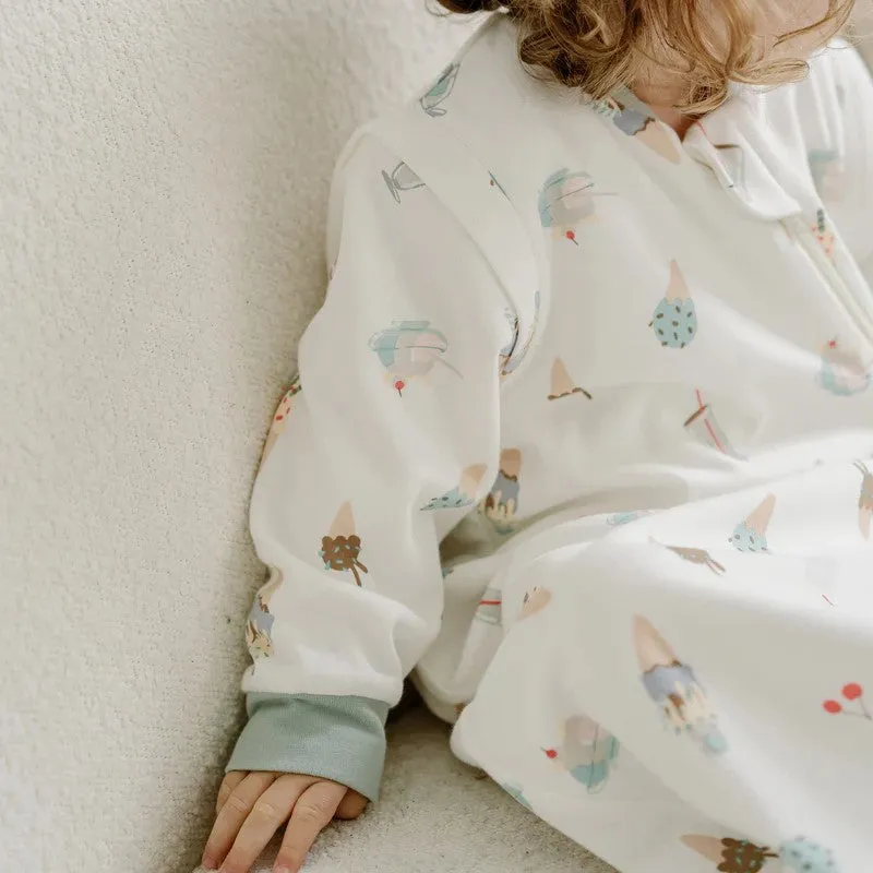 Removable Long Sleeve Sleep Bag 1.0 TOG - Ice Cream Summer
