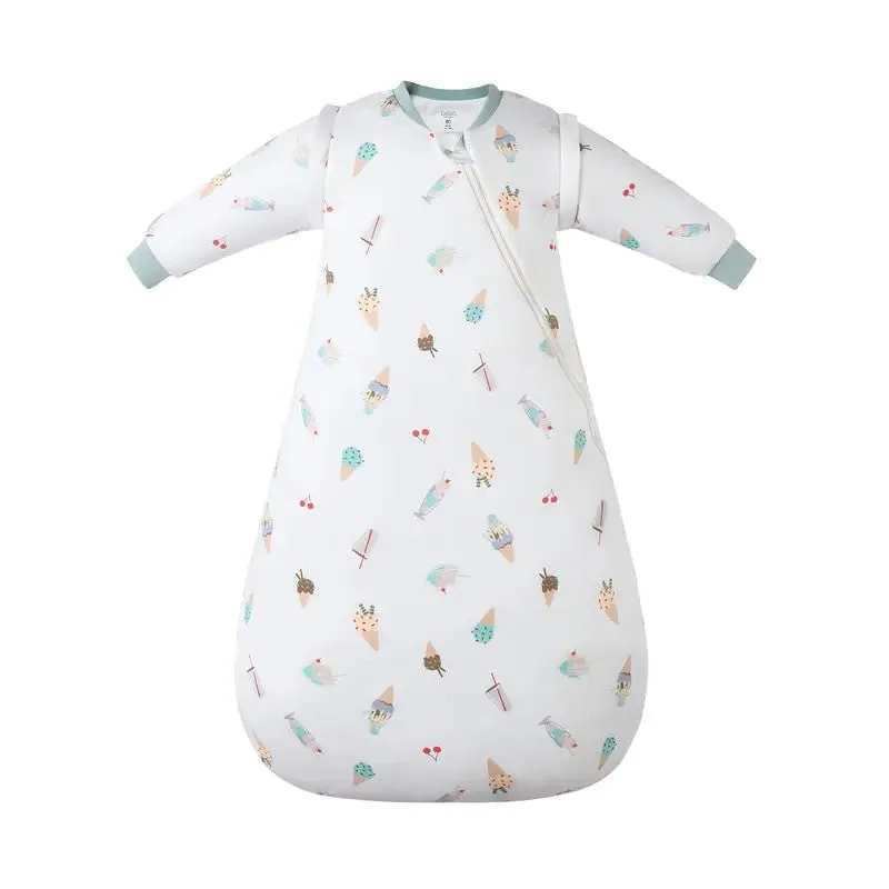 Removable Long Sleeve Sleep Bag 1.0 TOG - Ice Cream Summer