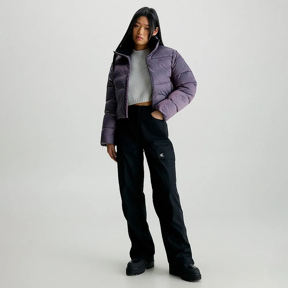 Removable Sleeve Puffer - Purple
