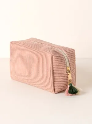 ROUX BOXY ZIP POUCH, BLUSH