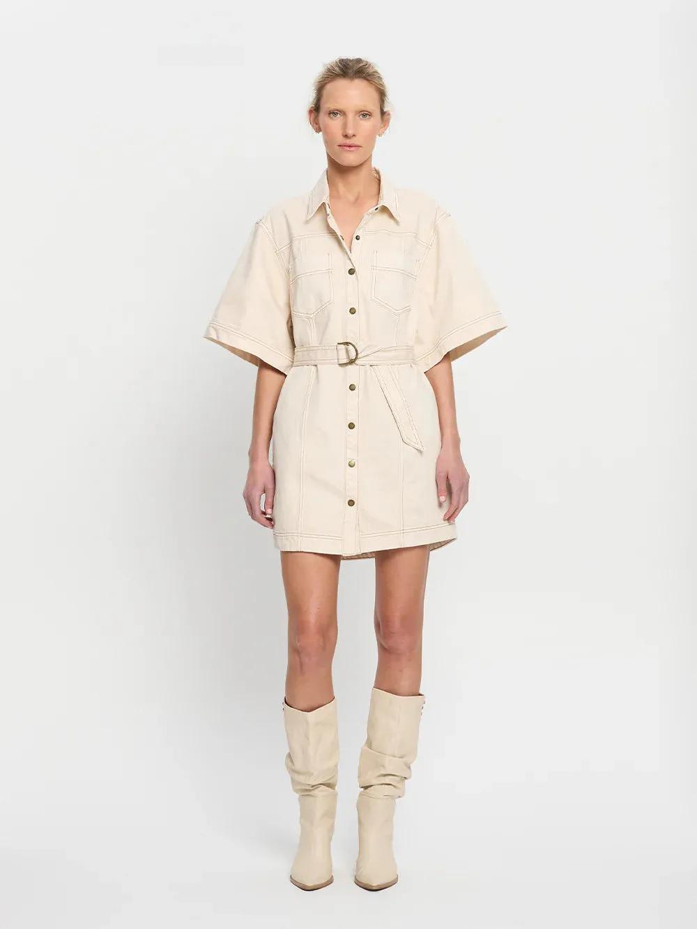 Rowyn Denim Shirt Dress