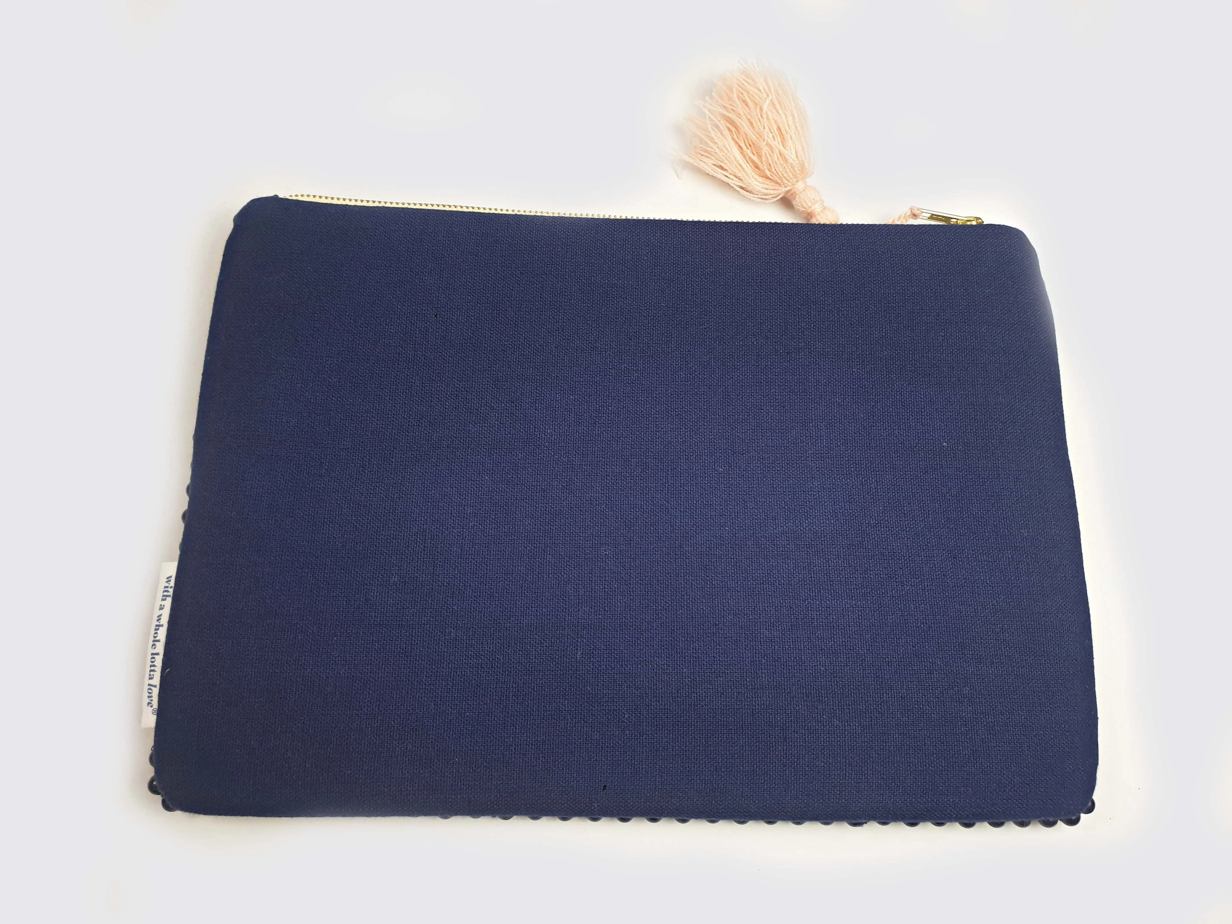 Sage & Claire beaded laptop sleeve/large pencil case