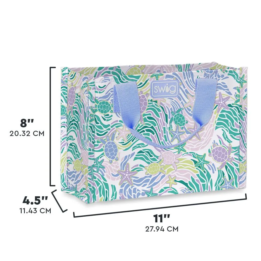 Sea Swirl Reusable Gift Bag (Small) By Swig