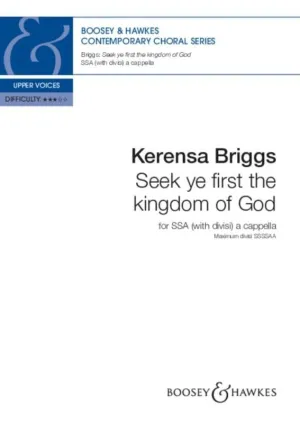 SEEK YE FIRST THE KINGDOM OF GOD SSA DIVISI A CAPPELLA