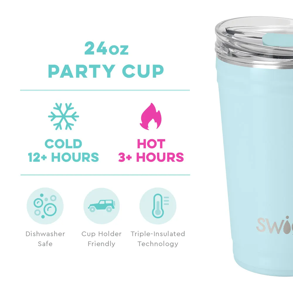Shimmer Aquamarine Party Cup