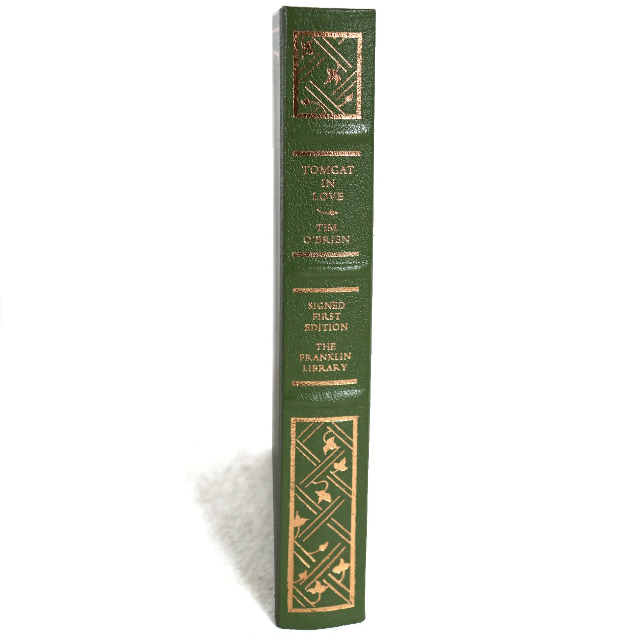 Signed First Edition Leather Book: Tomcat in Love by Tim O'Brien