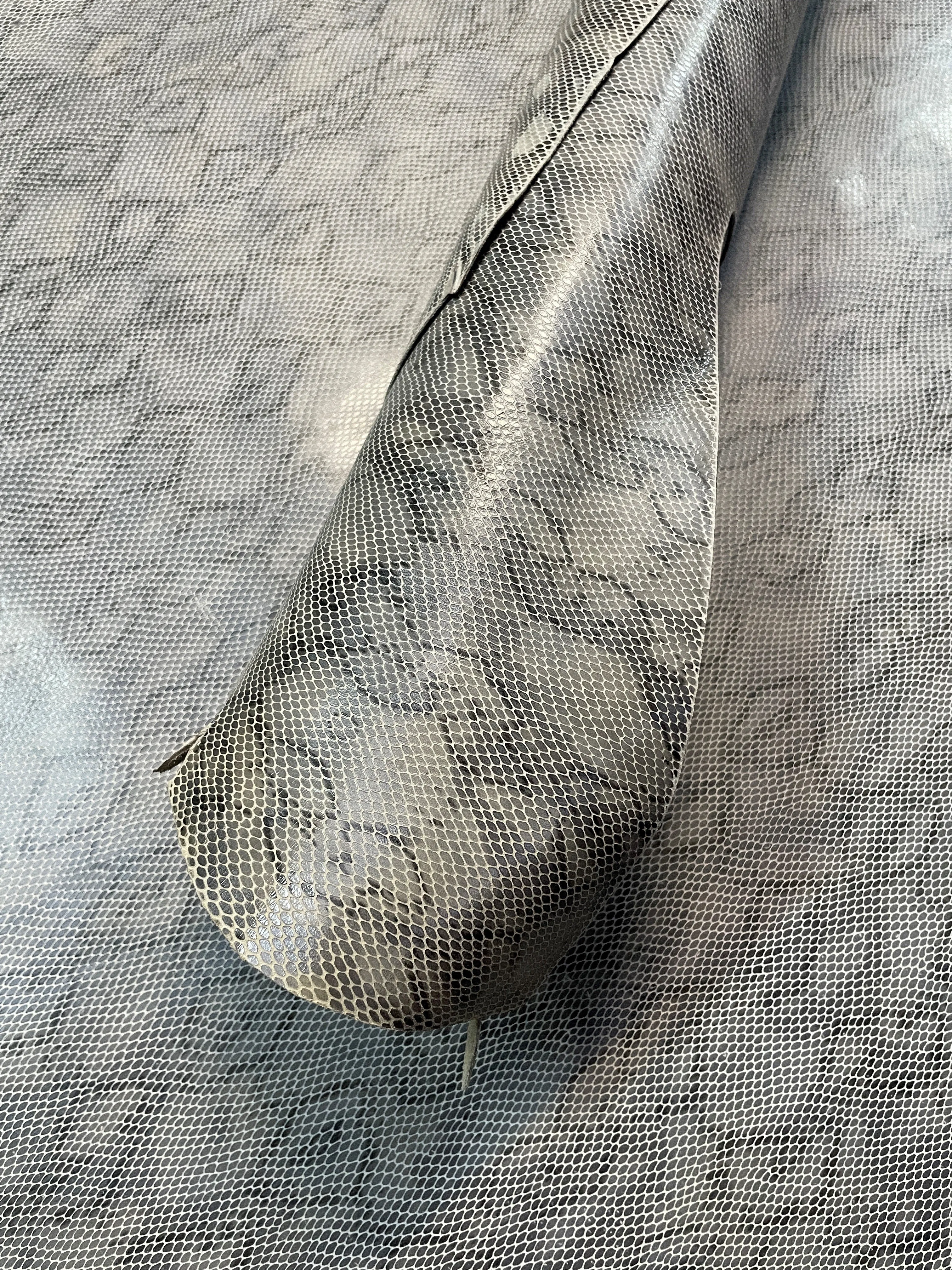 Snake Print Cow Side | Grey | 1.0mm | 14 sq.ft | $120 ea.