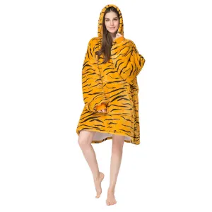 Soft Warm "Wearable Blanket" Coral Fleece Hoodie