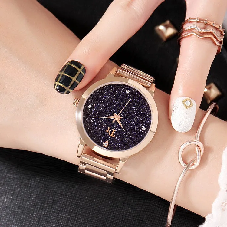 Starry Sky Stainless Steel Strap Women's Watch
