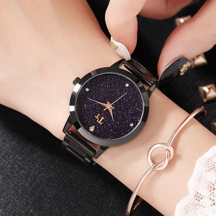 Starry Sky Stainless Steel Strap Women's Watch