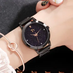 Starry Sky Stainless Steel Strap Women's Watch