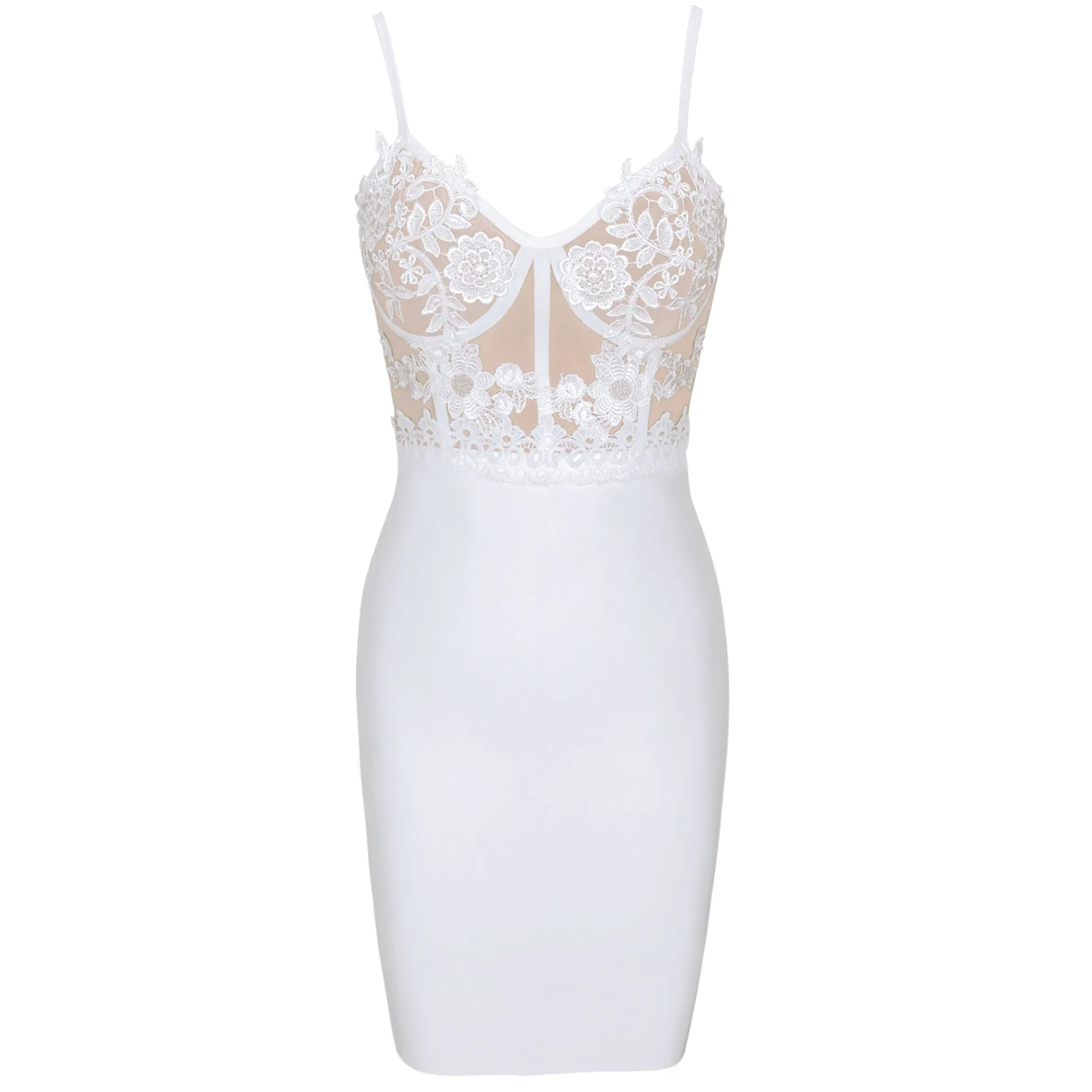Strappy Sexy Backless Mini Bandage Dress